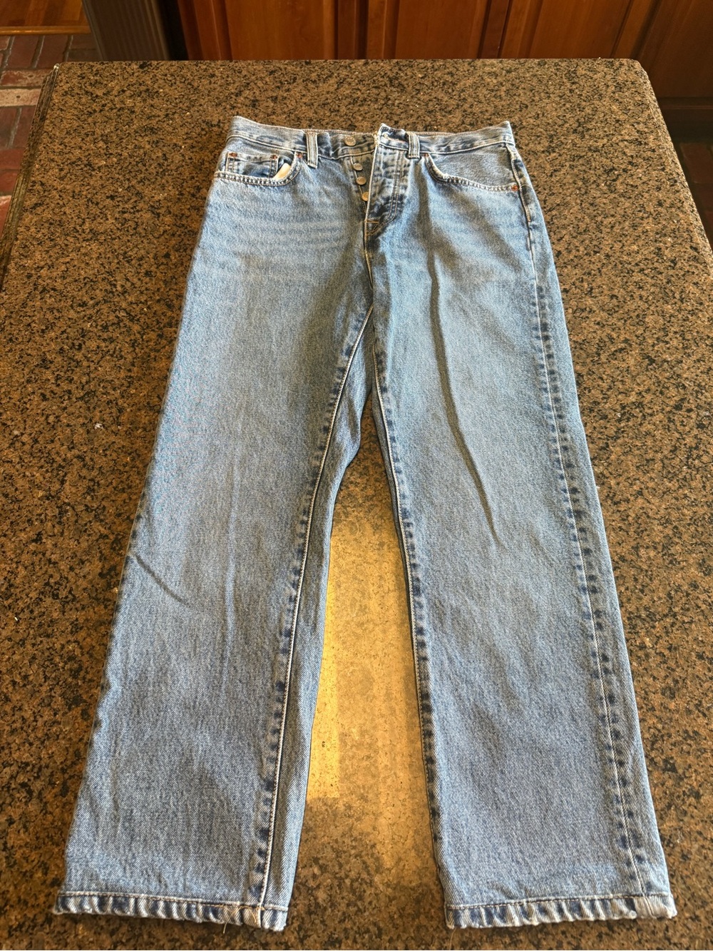 Zara Light Blue Men’s Straight Jeans